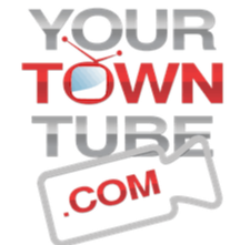 Town.com logo and illustration